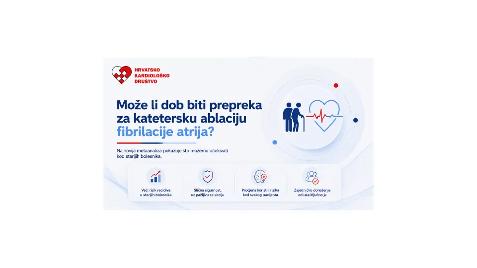 Kateterska ablacija fibrilacije atrija u starijih bolesnika: što pokazuju najnoviji podaci?
